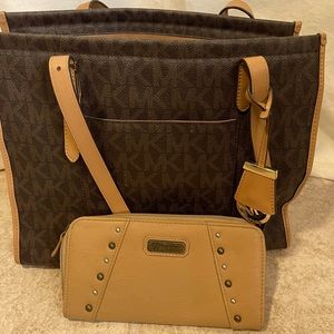Michael Kors brown handbag